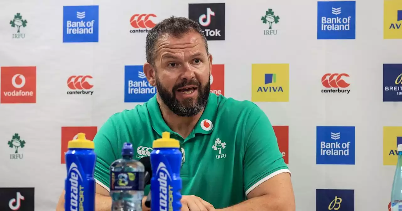 Ireland World Cup squad announcement as Andy Farrell names final panel