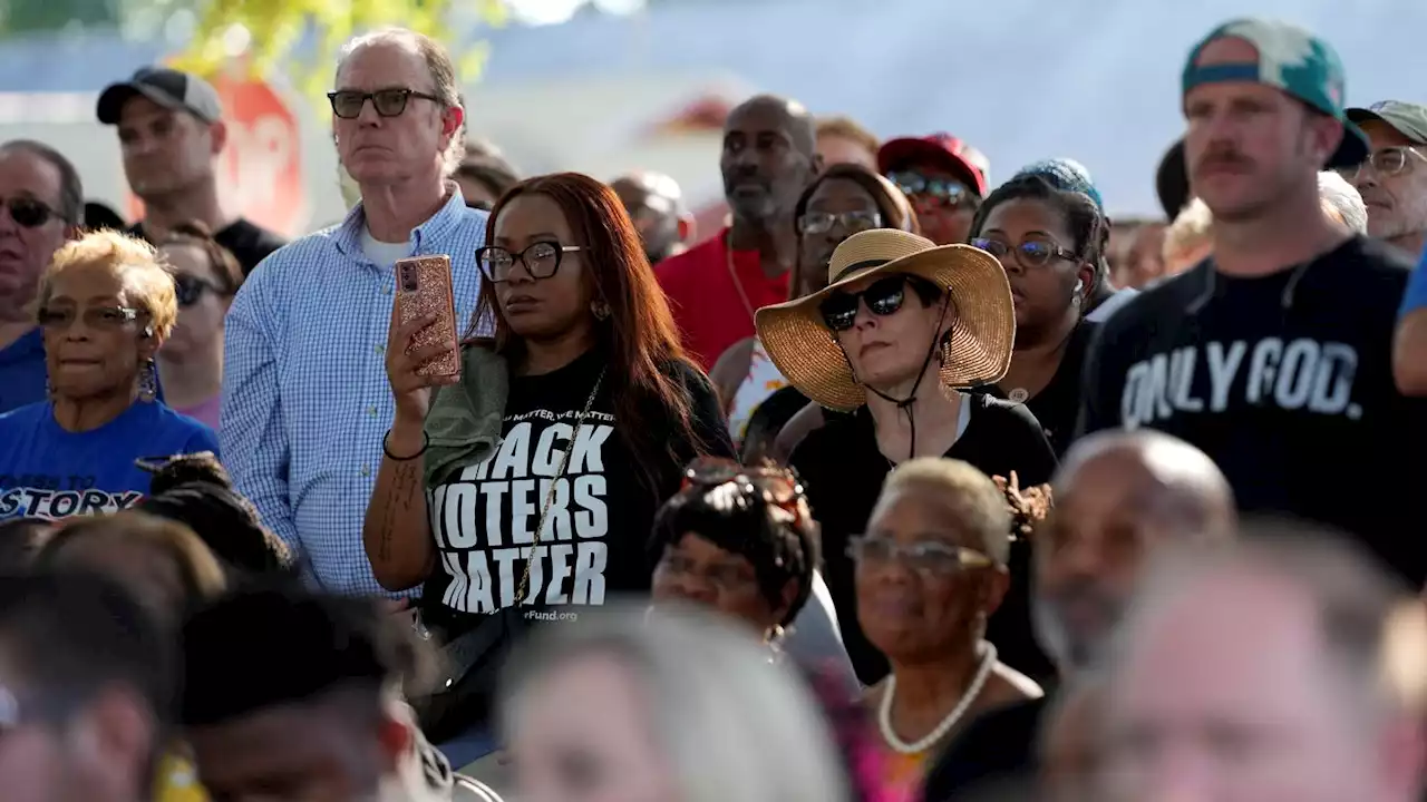 Florida Gov. Ron Desantis booed at vigil as hundreds mourn more racist killings