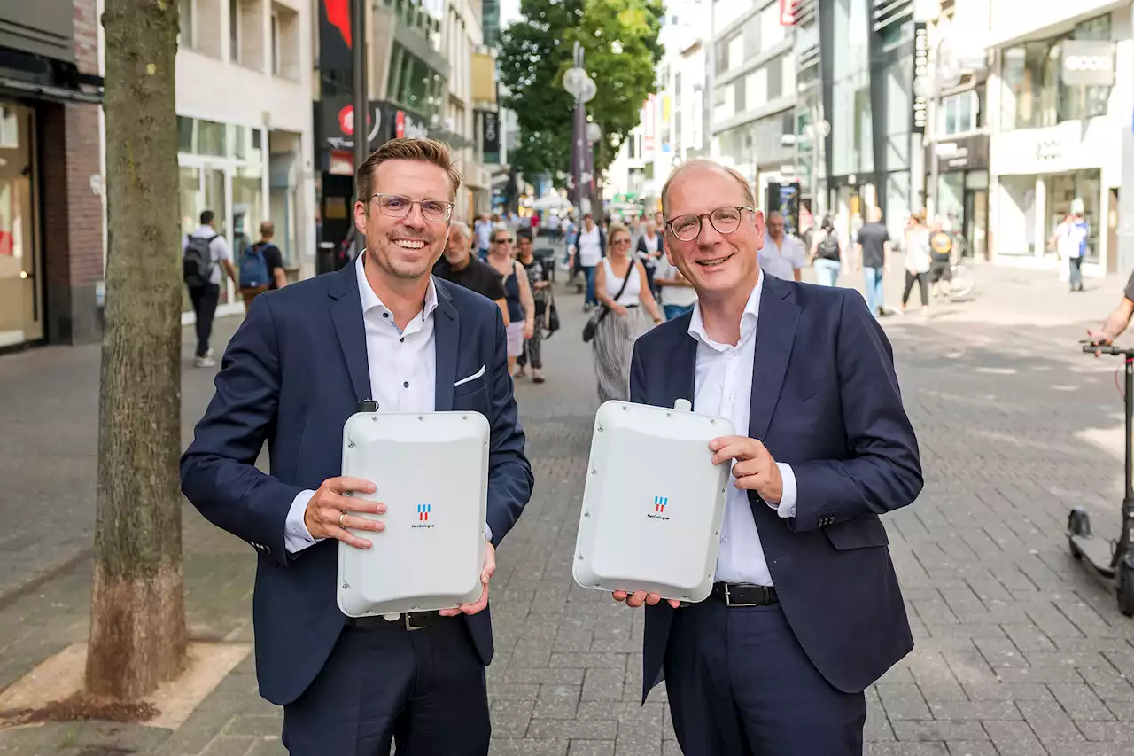 NetCologne bringt kostenloses WLAN auf Kölner Einkaufsmeilen