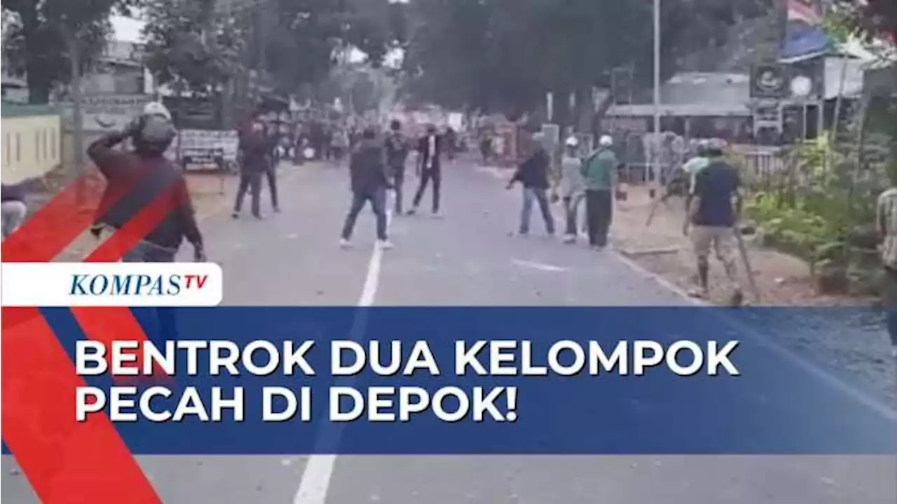 Bentrok Dua Kelompok di Depok Diduga Akibat Salah Paham Soal Penarikan Sepeda Motor!