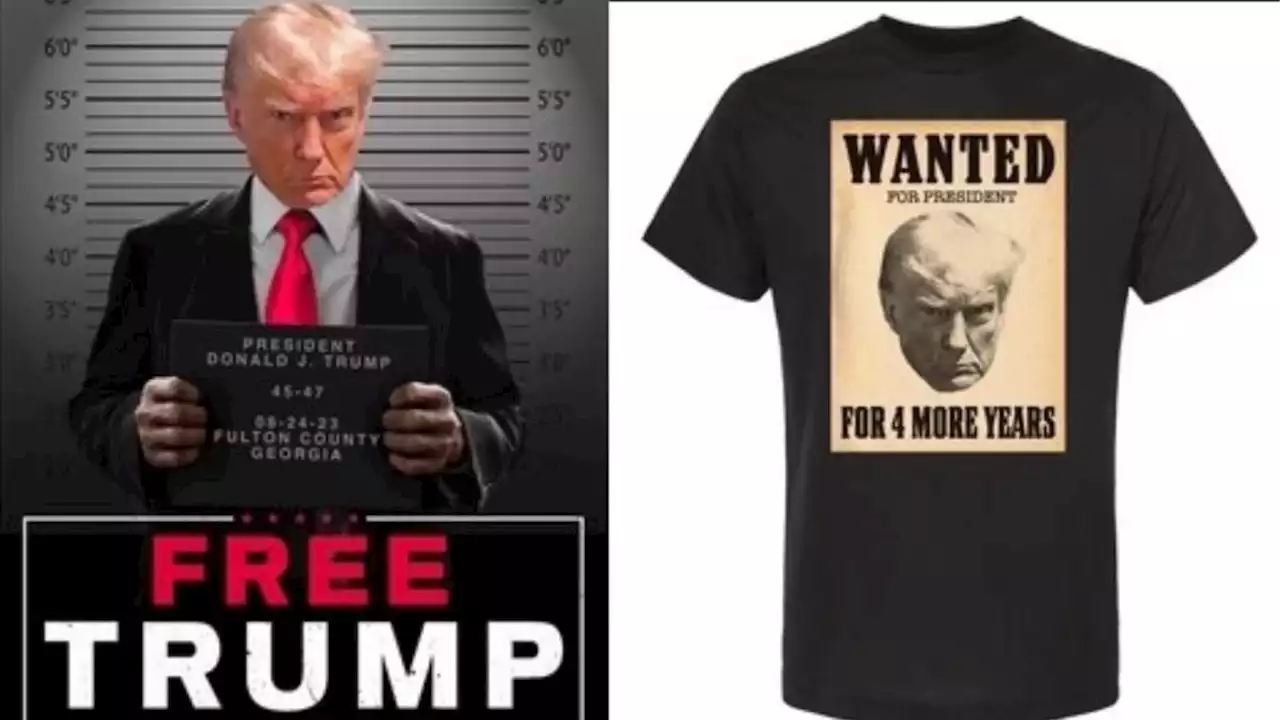 ¿Cuánto ha recaudado Trump al vender playeras, tazas y banderas con su foto de fichado?