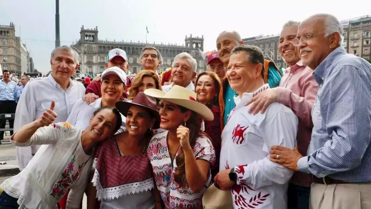 Gobernadores de Morena cierran filas con AMLO por libros de texto; critican a la Corte