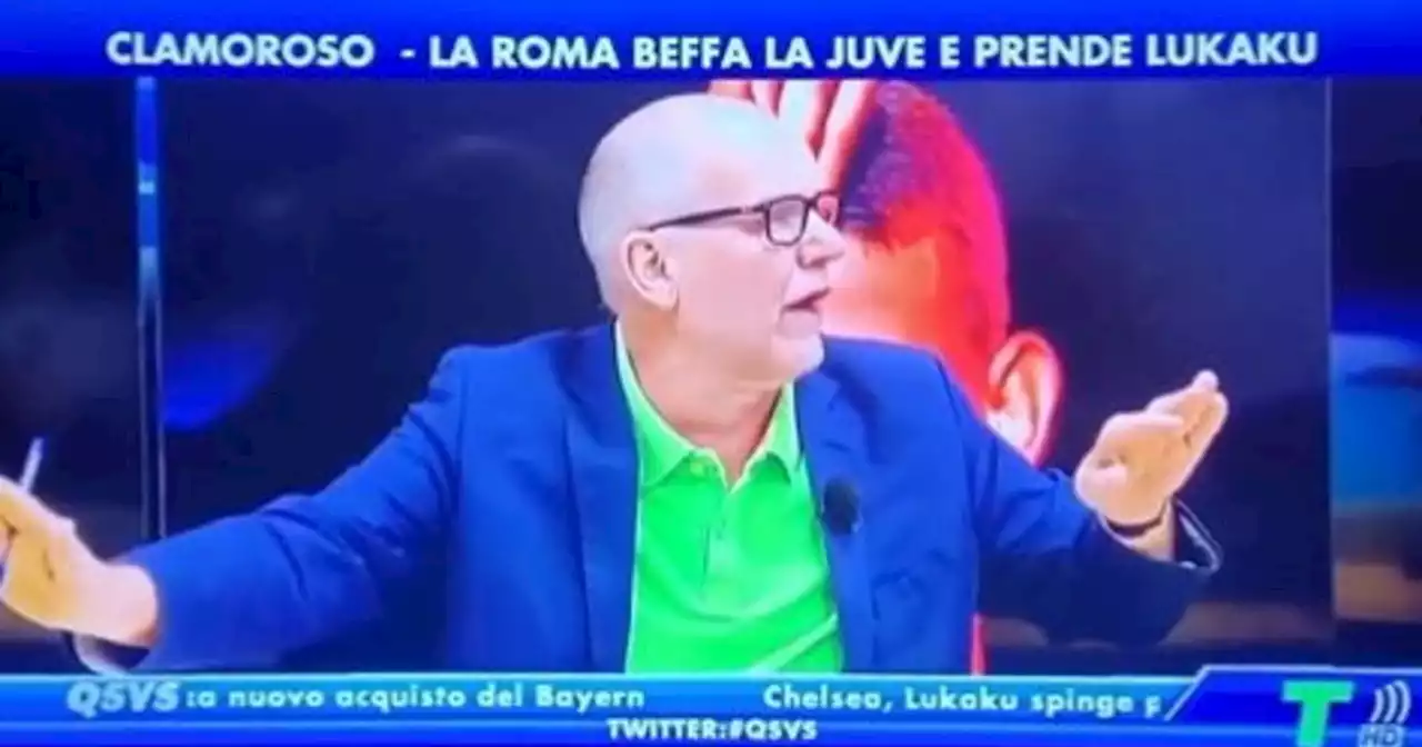 Furini, ex Pd: 'Lukaku negr***to': espulso in diretta da Telelombardia