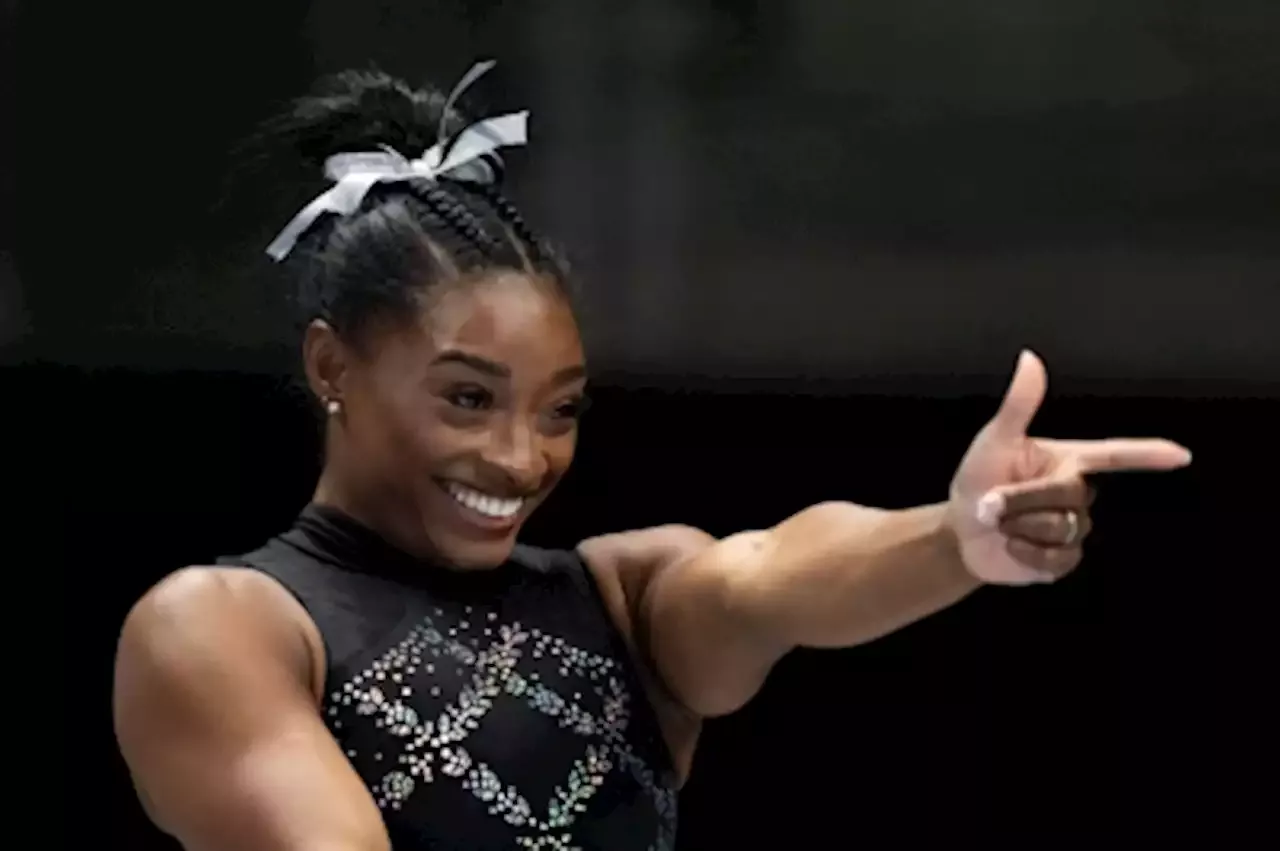 Dazzling Simone Biles wins record eighth US allaround gymnastics title