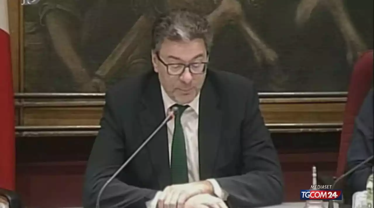 Giorgetti: 'Probabile che non si approvi il nuovo Patto Ue'