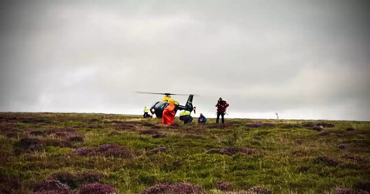 Mountain rescue team saves walkers attempting dangerous trek to take selfies