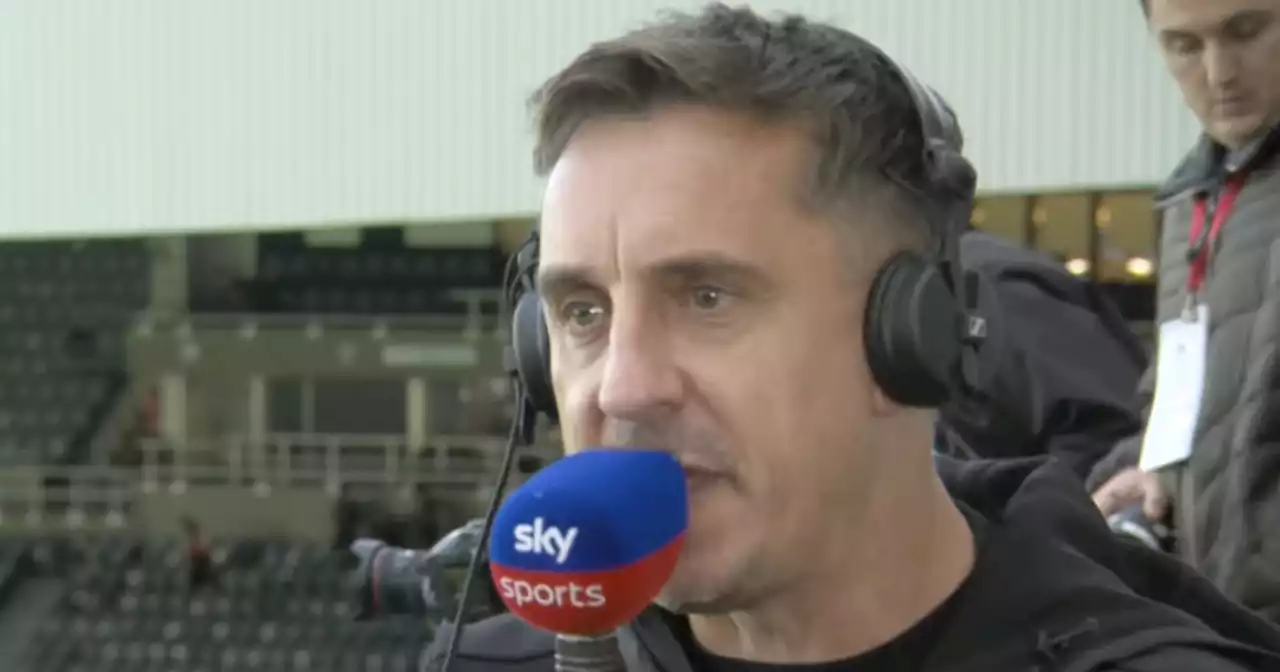 Neville sends warning to Man Utd as he makes prediction ahead of Arsenal fixture