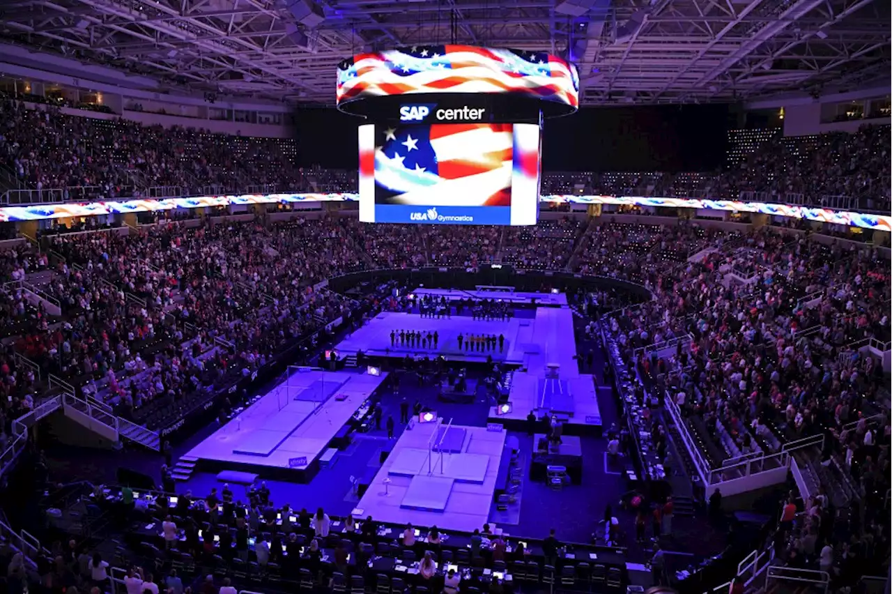 San Jose takes center stage at U.S. gymnastics championships but network still only shows San Francisco scenes