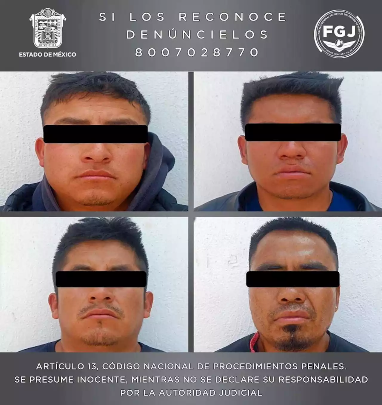 Vinculan a proceso a 4 integrantes de la Familia Michoacana en Edomex