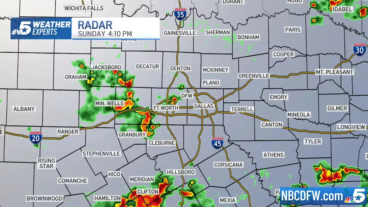 LIVE RADAR: Light showers bring cool front to the metroplex