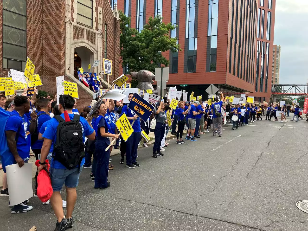 N.J. hospital plans to cut off striking nurses’ health care benefits