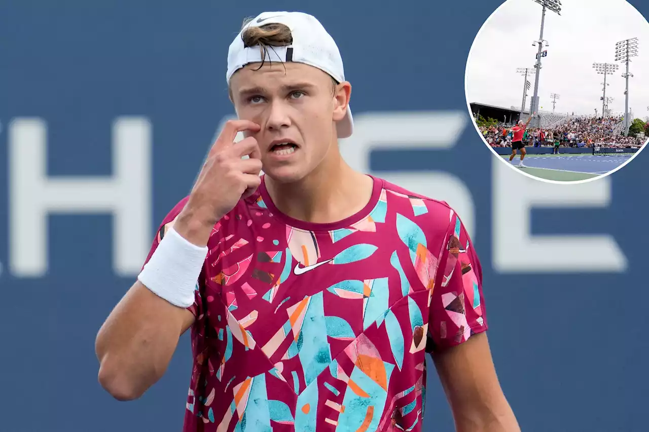 No. 4 seed Holger Rune shocked at US Open after side court complaints