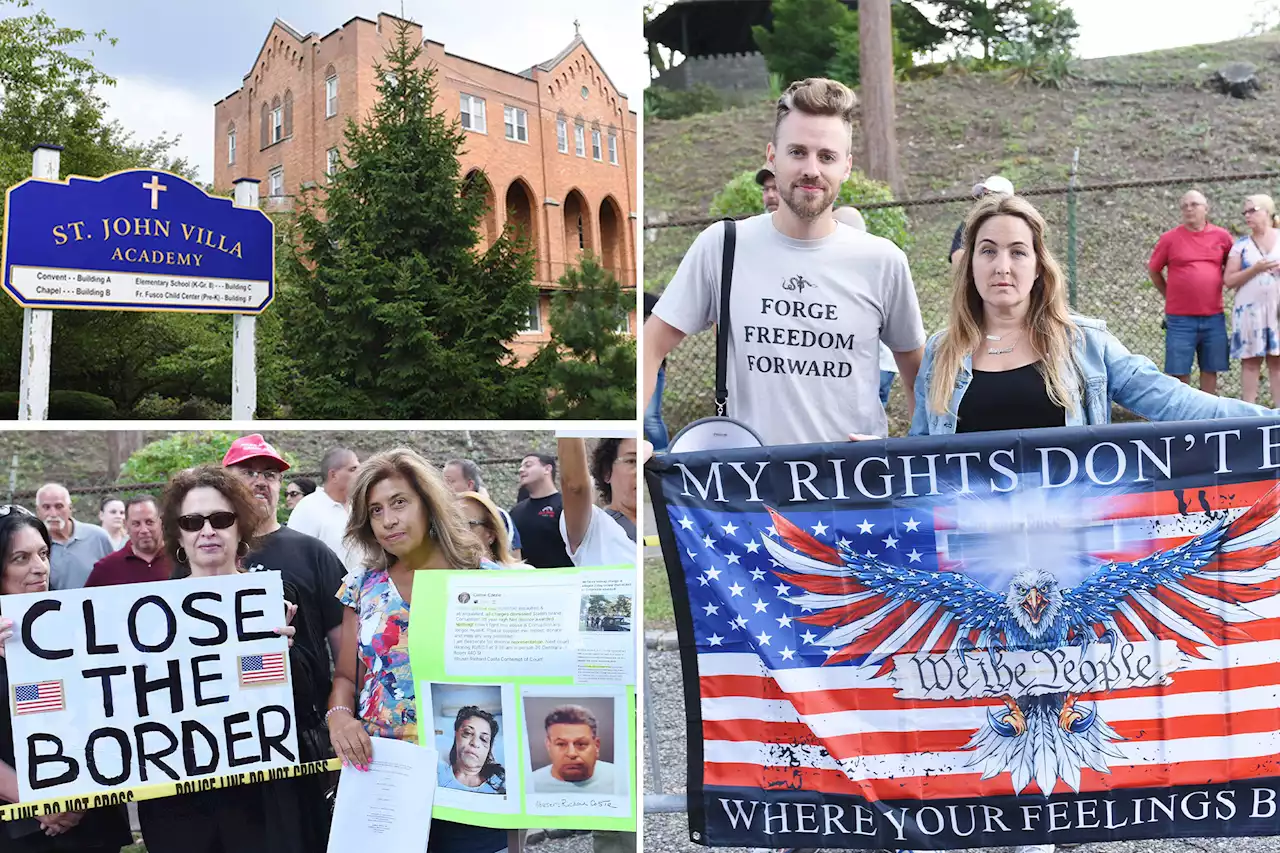 NYPD jacks up security at Staten Island migrant shelter as protests rock neighborhood