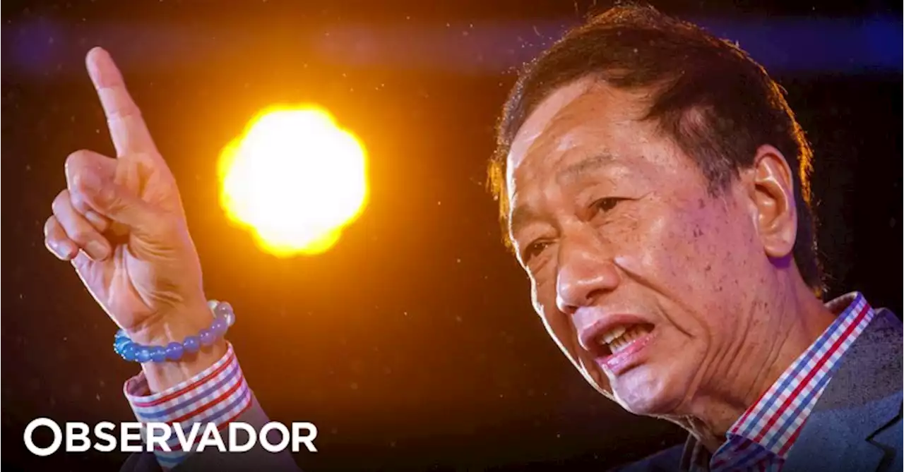 Fundador da Foxconn Terry Gou apresenta candidatura à presidência de Taiwan