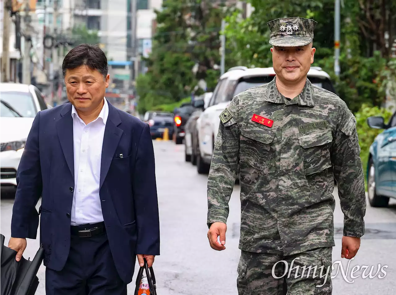 박 대령 측 '외압 증거 녹음 틀자 군 검사가 당황해 제지'