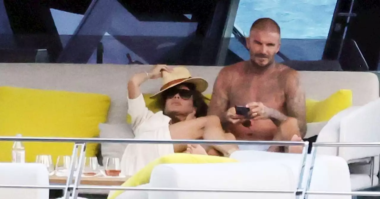 The Beckhams push the boat out on luxury trip through Italy