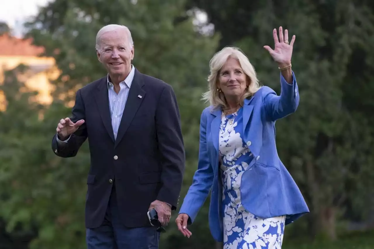 Biden and the first lady head to District of Columbia public middle school to welcome back students