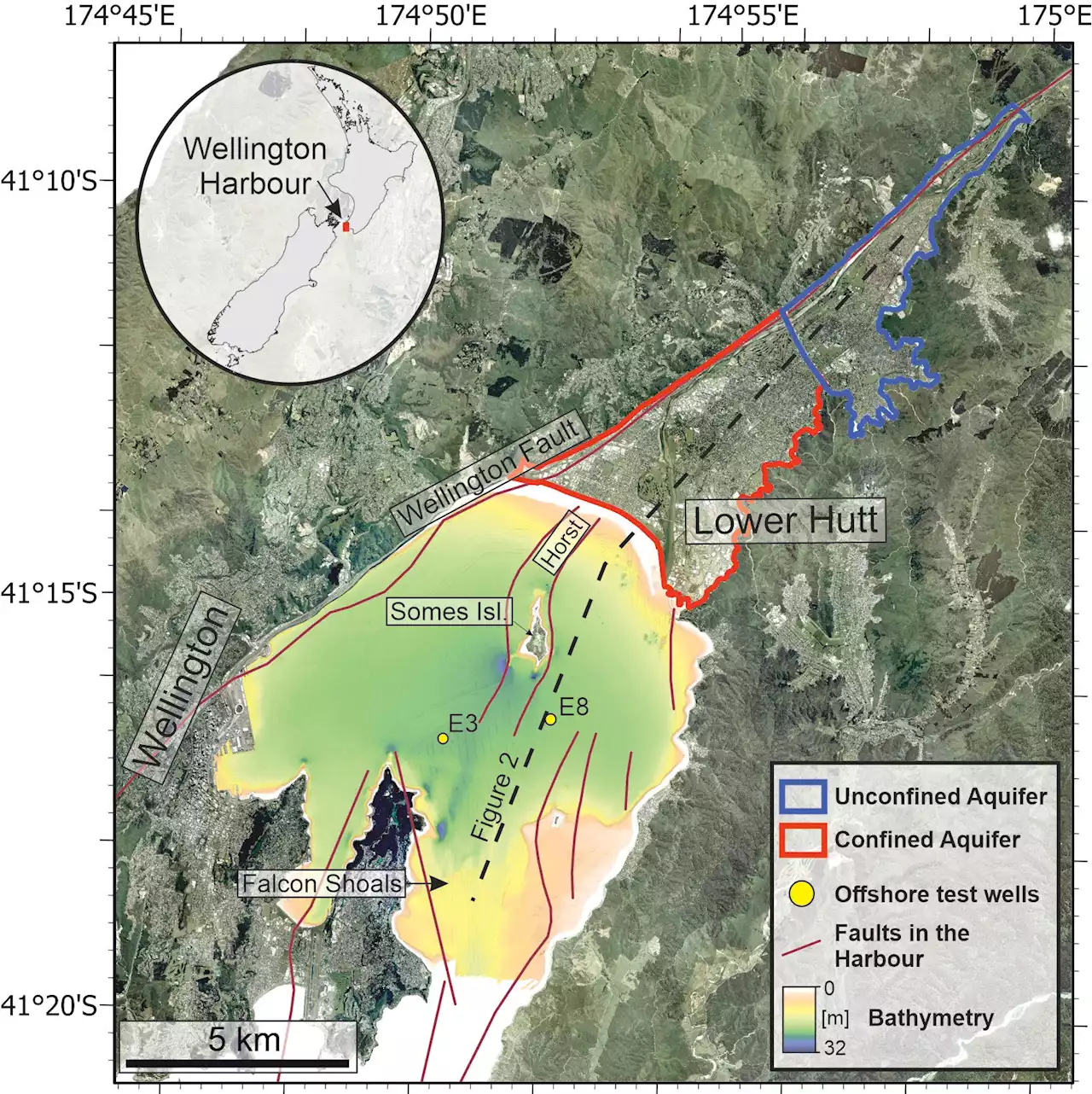 Researchers create detailed map of Waiwhetu Aquifer, technique could improve worldwide access to coastal freshwater