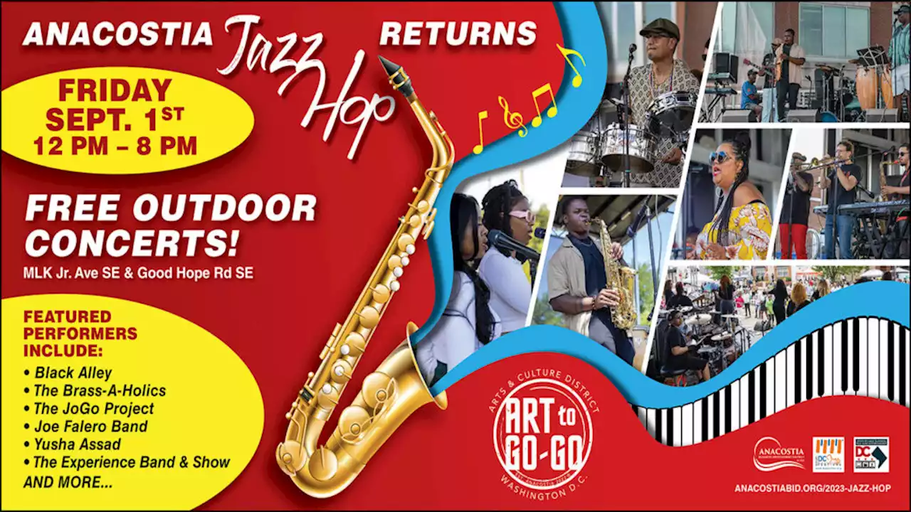 Don’t Miss Jazz Hop in Historic Anacostia This Friday!