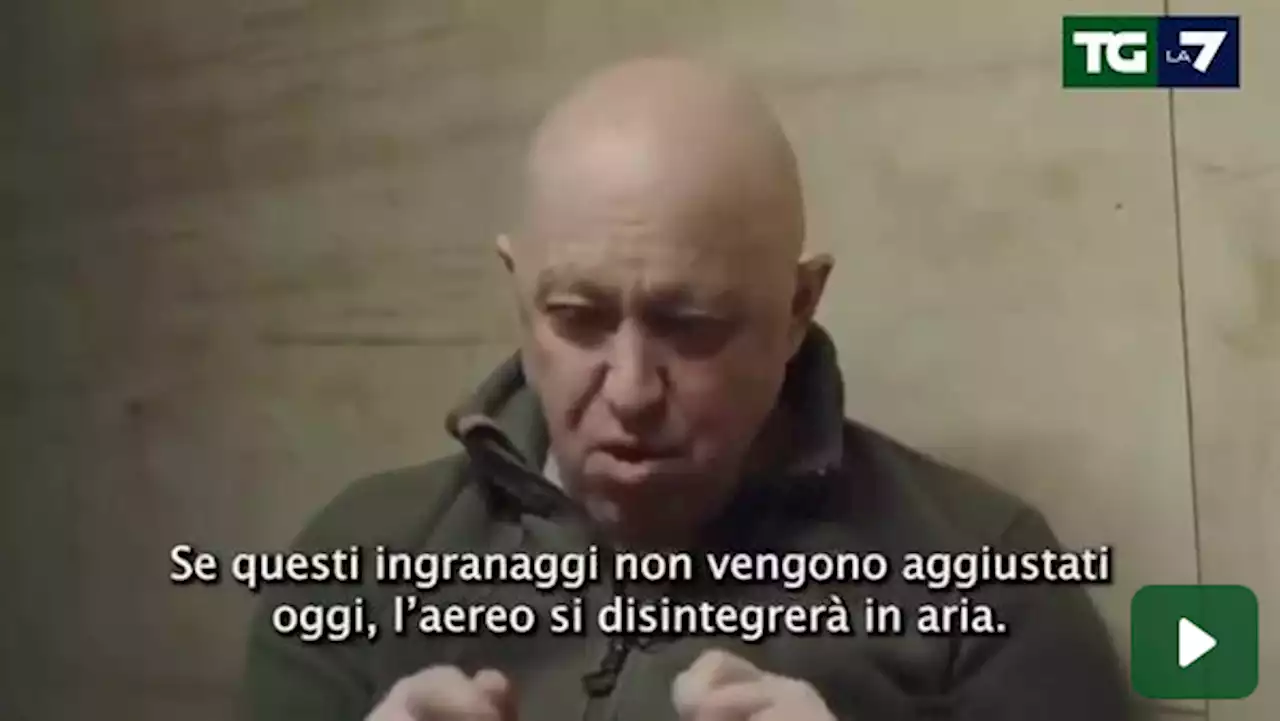 Il video di Prigozhin che scatena le teorie del complotto: 'L'aereo andrà in pezzi in aria'