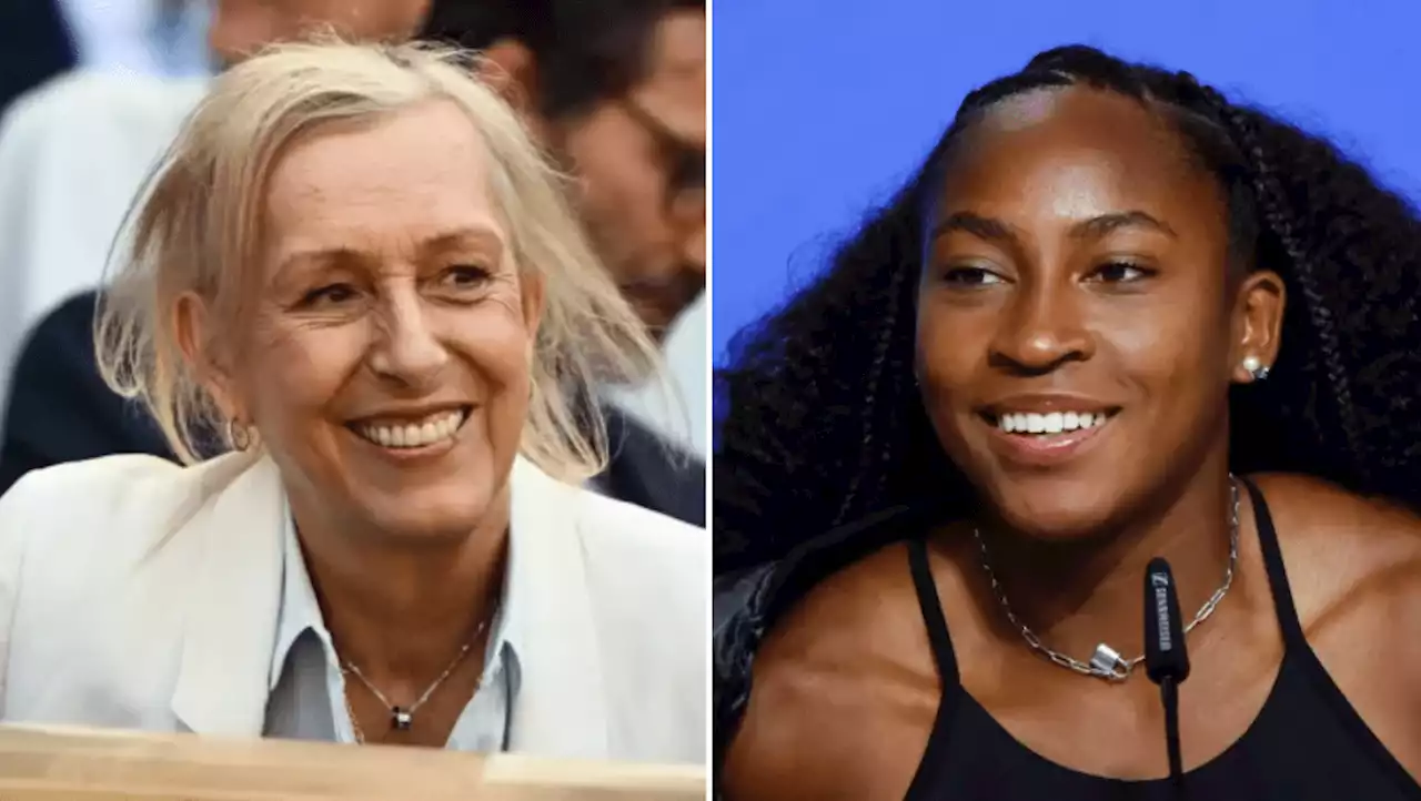 Martina Navratilova says Coco Gauff is 'ready to take the torch' from Serena Williams