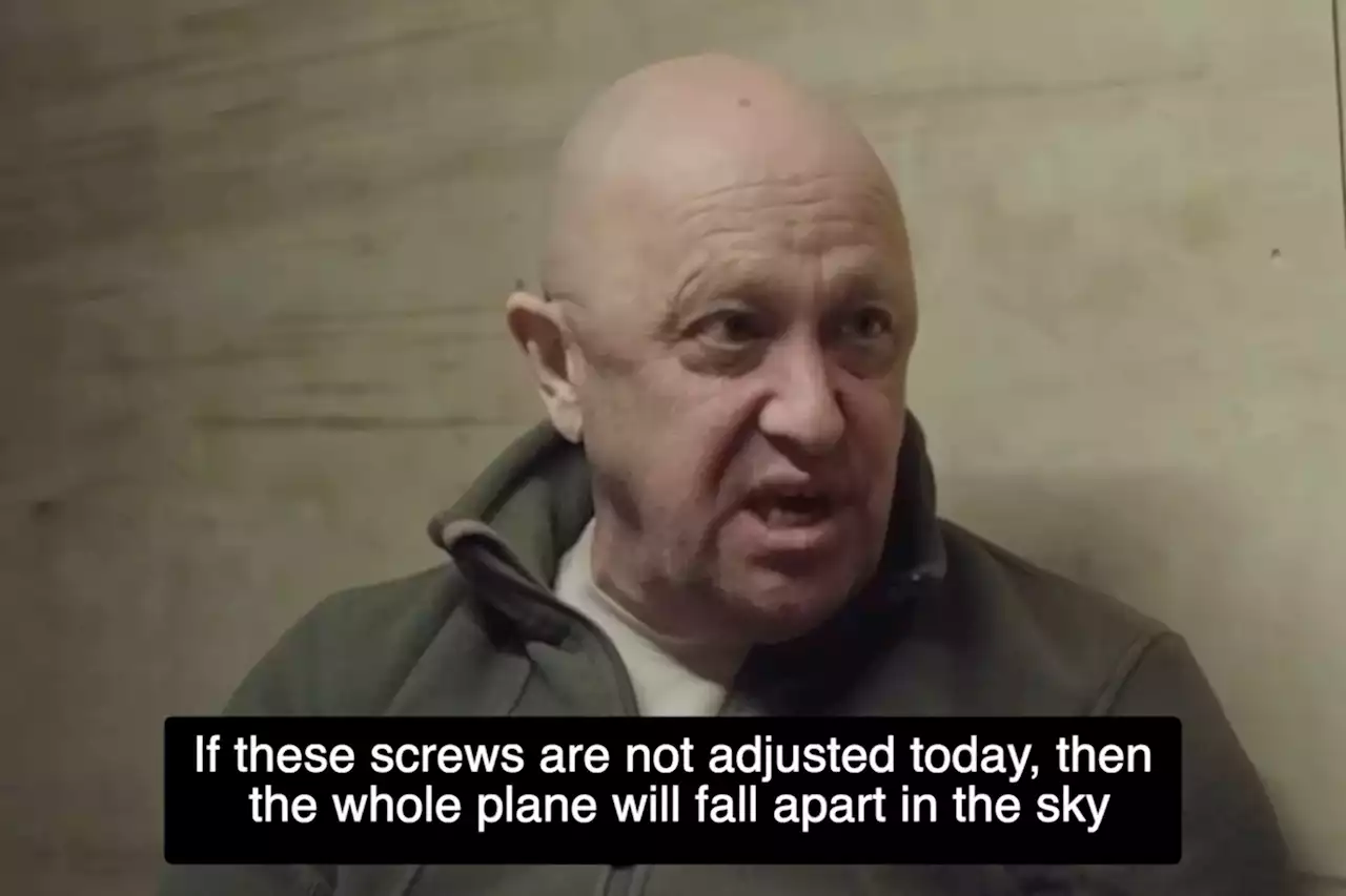 Chilling moment Putin enemy Prigozhin predicts his own death with plane premonition