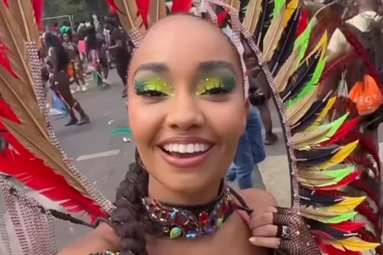 Leigh-Anne Pinnock shows off her incredible figure in barely-there bikini at Notting Hill carnival