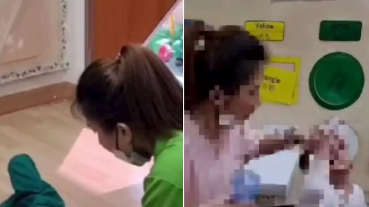 Teacher caught rough handling, hitting children in viral video sacked from preschool; investigations ongoing