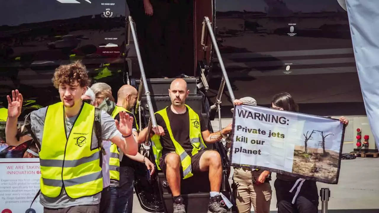 Climate activists target super-rich in string of protests against luxury