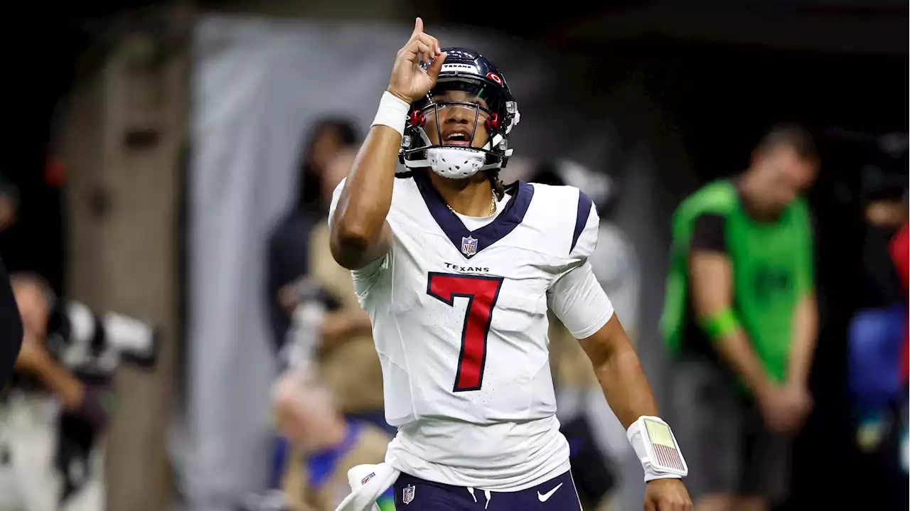 C.J. Stroud throws first pro TD as Houston Texans beat New Orleans Saints