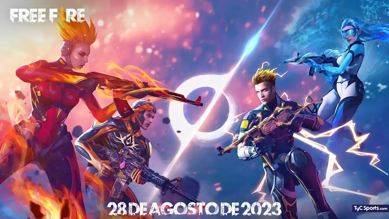 Códigos de Free Fire de hoy, 28 de agosto de 2023