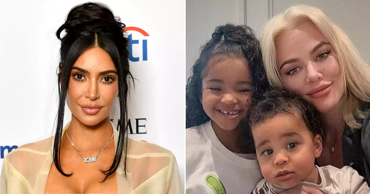 Kim Kardashian Says Khloe Kardashian's Kids Look Like Tristan and Rob