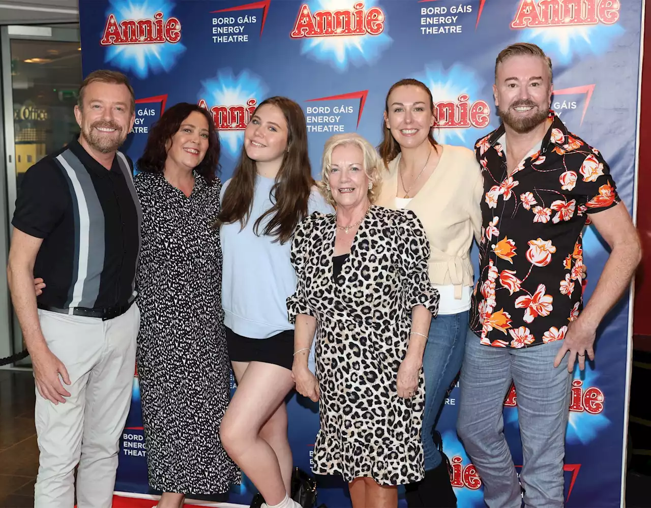 Well known faces step out for opening night of Annie