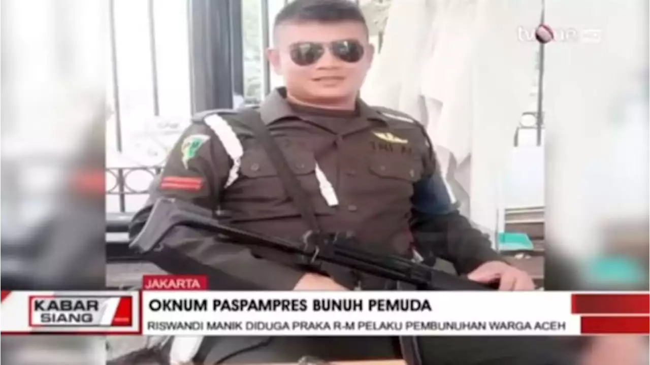 Tampang Oknum Paspampres Diduga Aniaya Pemuda Hingga Tewas