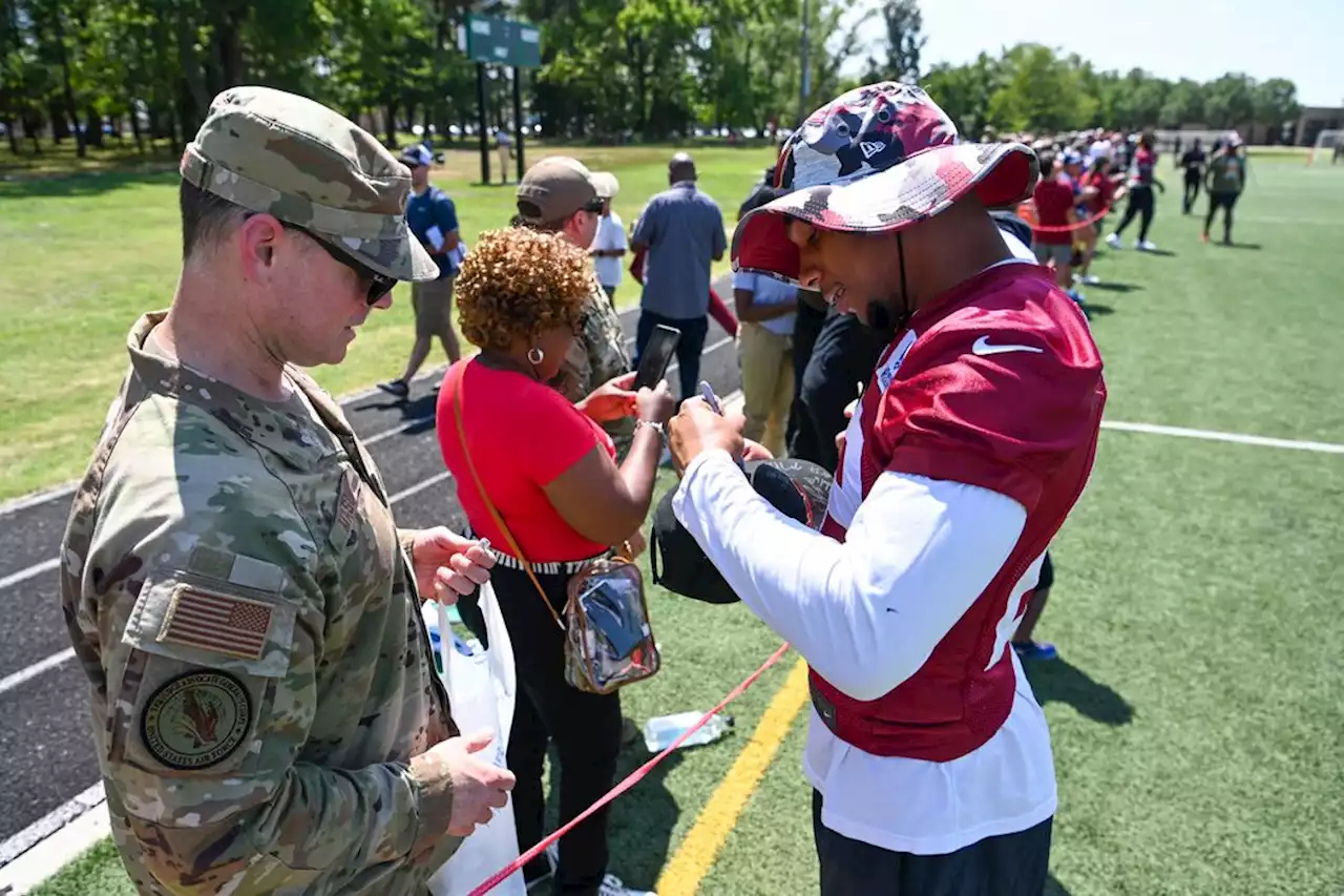 Washington Commanders host practice at Joint Base Andrews