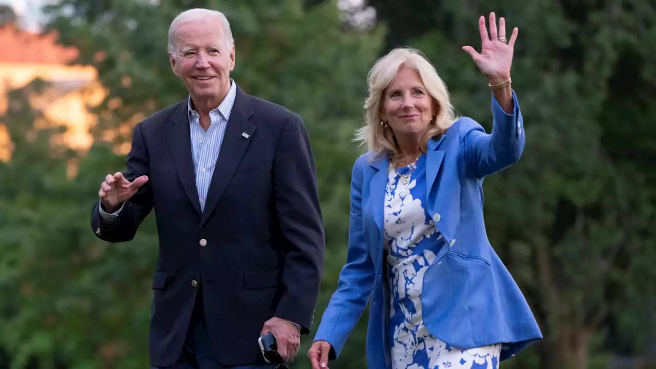 Biden and the first lady head to District of Columbia public middle school to welcome back students