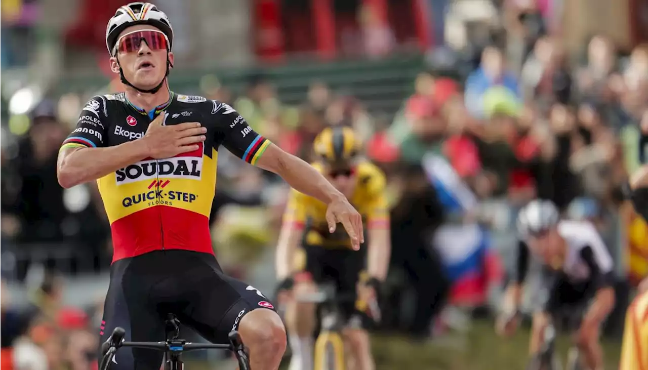 '¡Aquí está el líder!', el grito de Evenepoel tras vencer a sus rivales