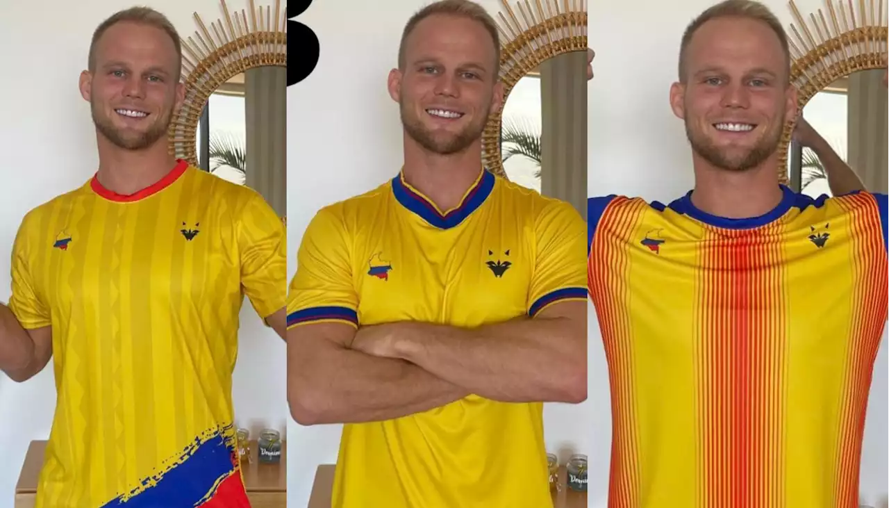 Influencer, a quien la Federación le prohibió usar uniforme oficial de Colombia, creó su camiseta