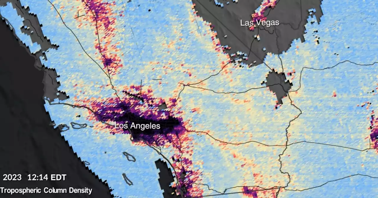 NASA's new TEMPO instrument shows how polluted cities are