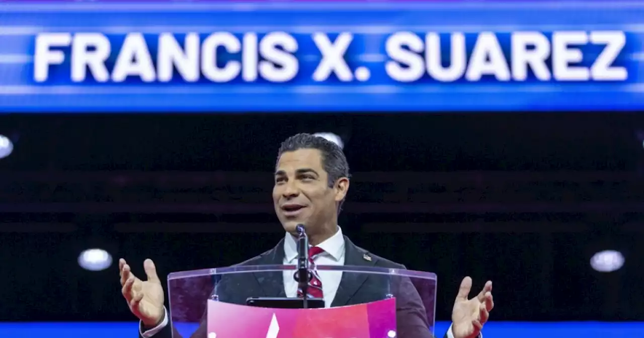 Suarez is first GOP presidential candidate to suspend 2024 campaign