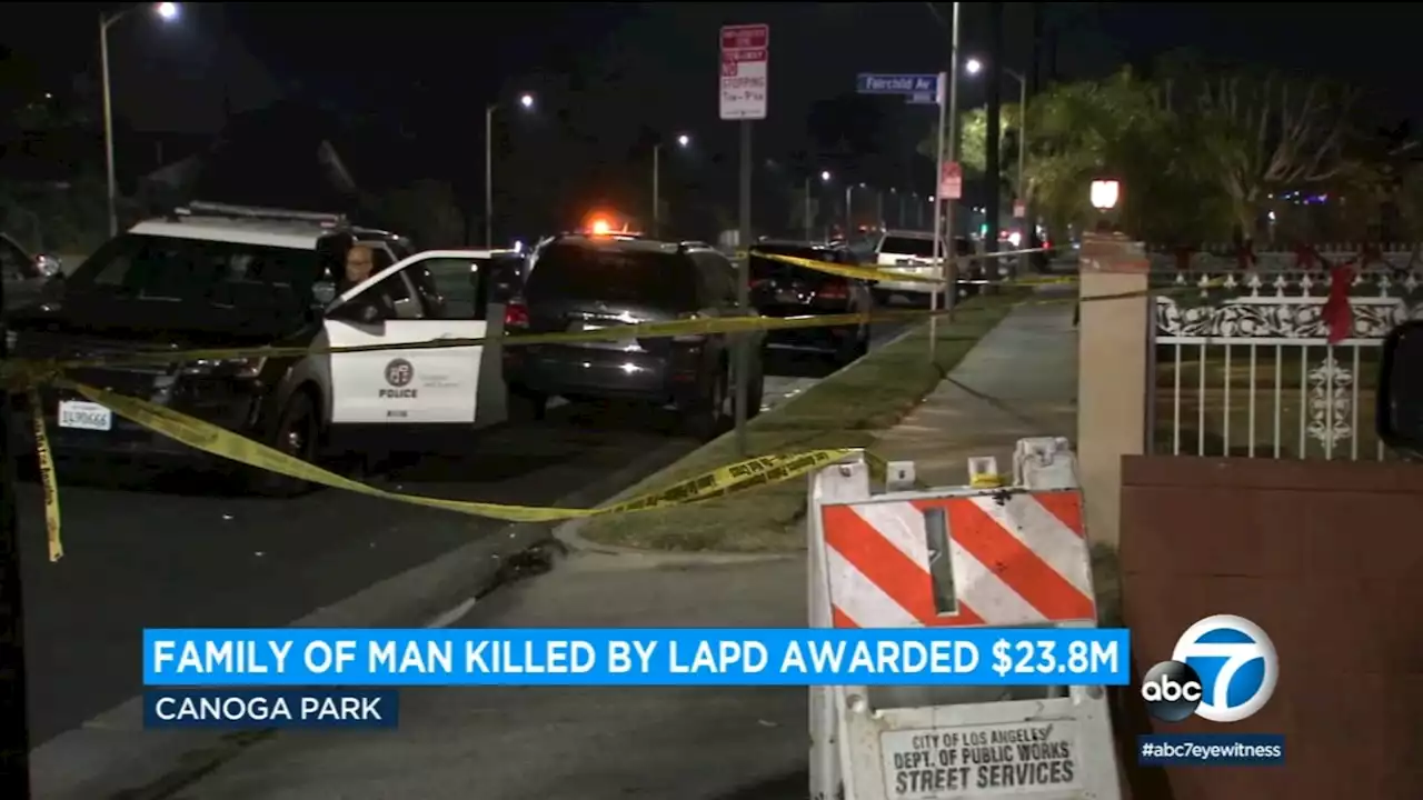 Mother of man killed by LAPD officers in 2017 Canoga Park shooting awarded $23.8 million