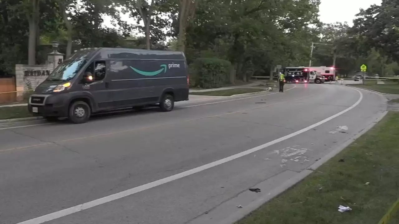 Highland Park shooting survivor ID'd as biker killed in Glencoe crash involving Amazon delivery van