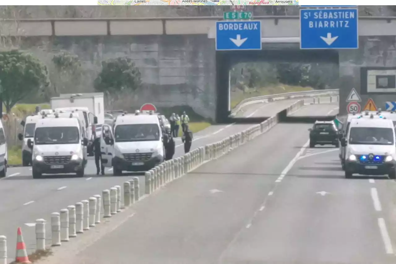 Pays Basque : Fermeture possible de l'autoroute A64 et A63 à la suite de manifestations