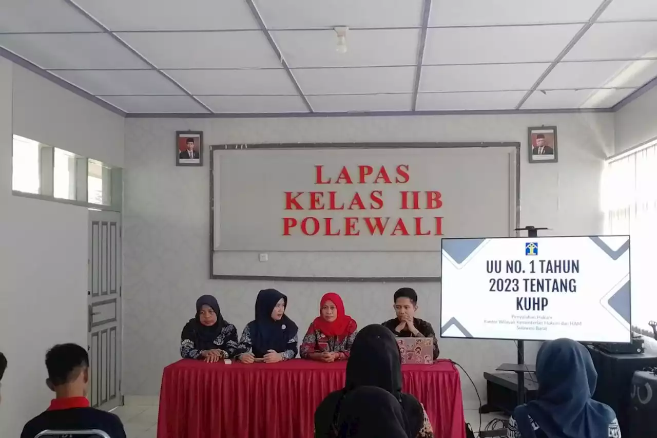 Kemenkumham sosialisasikan KUHP baru kepada narapidana di Sulbar