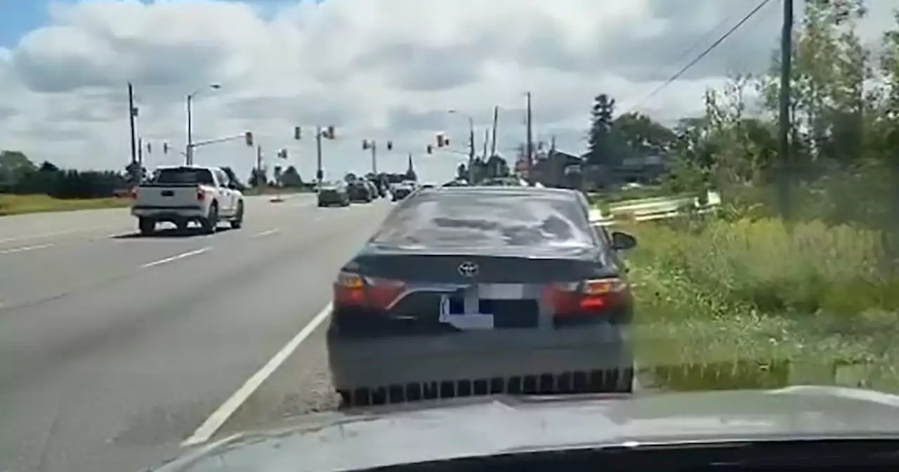 Ontario cops nab driver for going way too slow on the highway