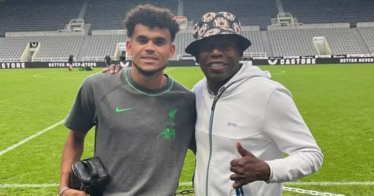 Encuentro de cracks: Luis Díaz y 'Tino' Asprilla se tomaron foto juntos en Inglaterra