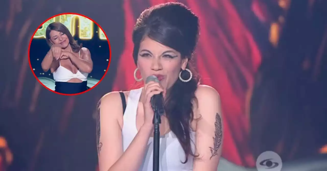 'Te amo': Amparo Grisales, encantada con Amy Winehouse en Yo Me Llamo