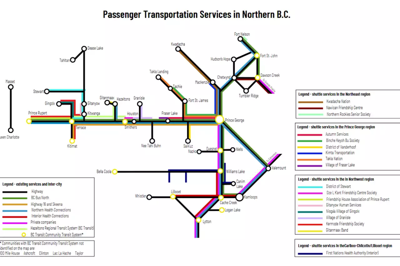 Transportation study finds lack of awareness of northern BC bus service