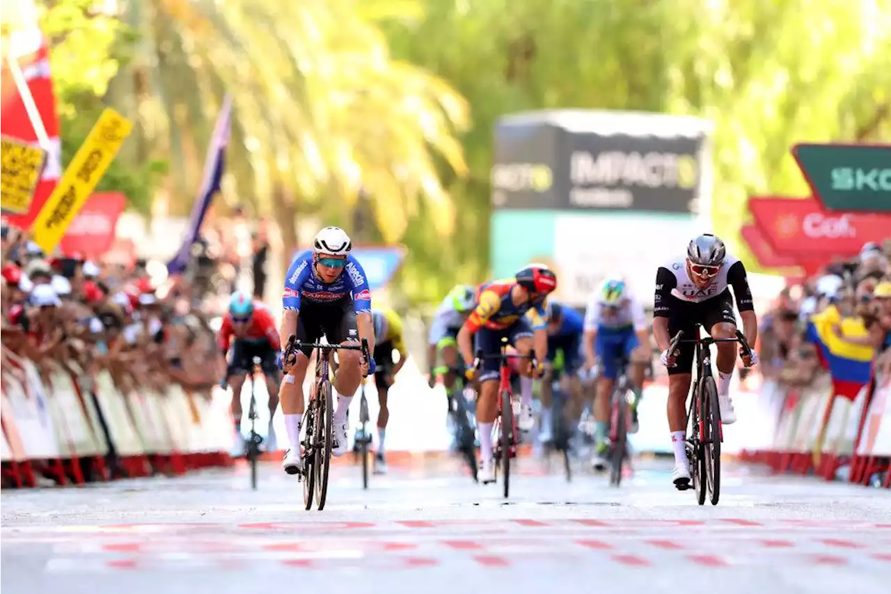 Vuelta a España: se le escapa el triunfo a Juan Sebastián Molano en los últimos metros