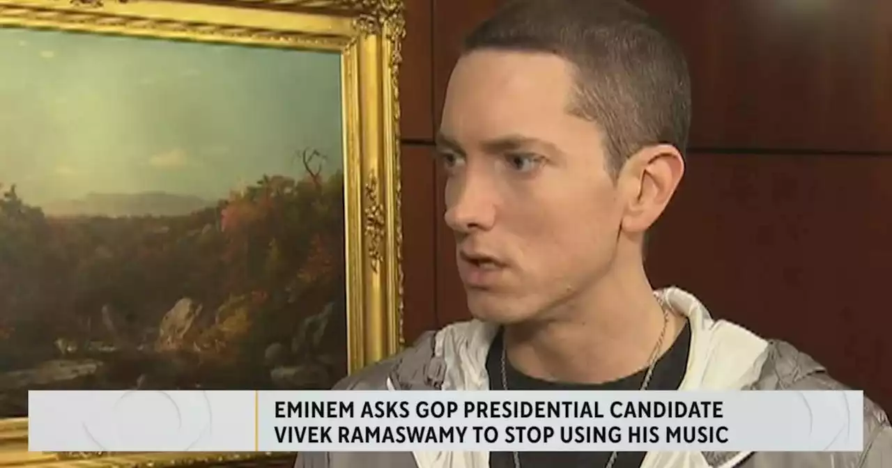 Eminem asks GOP presidential candidate Vivek Ramaswamy to stop using his music